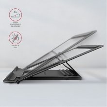 Axagon Stand for 10" - 16" laptops, 4...