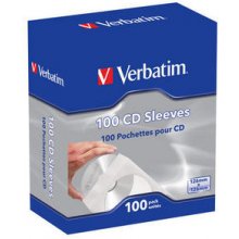 Verbatim CD Sleeves (Paper) 100pk, Paper