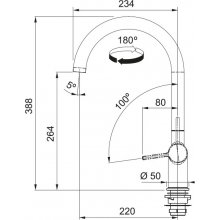 FRANKE Active J Spout 115.0653.398