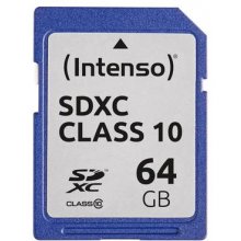 Intenso 3411490 memory card 64 GB SDXC Class...