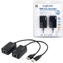 LOGILINK Line Extender USB via CAT5/6...