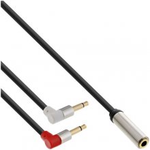 INLINE Slim Audio airplane-seat cable 2x...