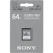 Флешка SONY SDXC E series 64GB UHS-II Class...