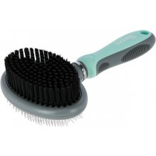 KERBL Double Brush with Soft Synthetic...