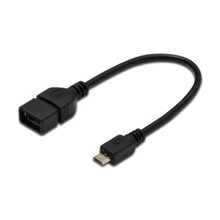 DIGITUS ASSMANN OTG cable USB micro-B to A...