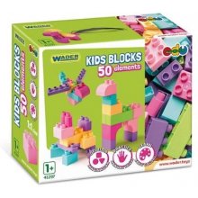 Wader Kids Blocks 50 pcs pink