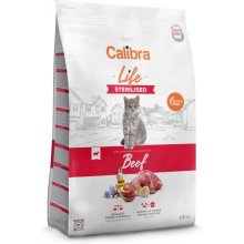 Calibra Cat Life Sterilised Beef - dry cat...
