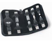 DICOTA Gate набор USB-адаптеров,  чёрный