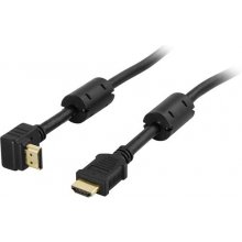 DELTACO Angled HDMI cable HDMI High Speed...
