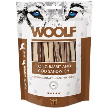 WOOLF Long cod sandwich - dog treat - 100g