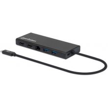 Manhattan USB-C Dock/Hub, Ports (x6):...