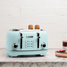 HADEN Heritage 4-Slice Toaster - Turquoise...