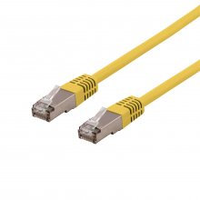 DELTACO S/FTP Cat6 plaaster, LSZH, 3m...