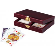 Cards Lux in wooden casket