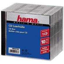 Hama CD Jewel Case Standard, Pack 10 1 discs...