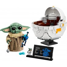 Lego Star Wars Grogu in seiner Repulsorwiege...