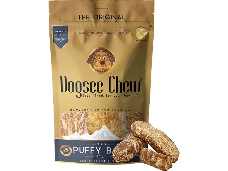 Dogsee Chew Puffy Bars Dog Treat Cheese 70g - Pets24.ee