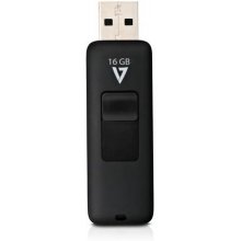 Флешка V7 16GB FLASH DRIVE USB 2.0 чёрный...