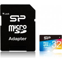 Silicon Power memory card microSDHC 32GB...