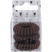 2K Hair Tie Brown 3pc - Hair Ring for Women