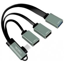 LogiLink USB3.2 Hub USB-C/M 90, to...