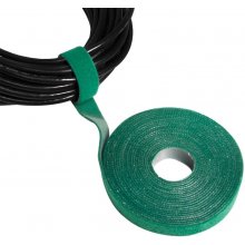 LogiLink Cable organizer, roll 4m, green