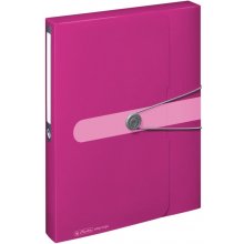 Herlitz document box A4 PP berry opaque to...
