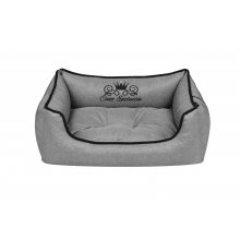 Cazo Soft Bed Royal Line grey bed for dogs...