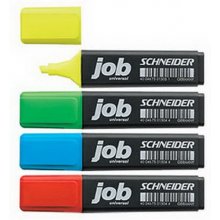 Schneider Tekstimarker Job 1-4,5mm, 4-värvi