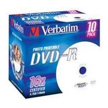 Диски Verbatim 43521 blank DVD 4.7 GB DVD-R...
