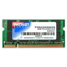Mälu PATRIOT MEMORY DDR2 2GB CL5 PC2-6400...