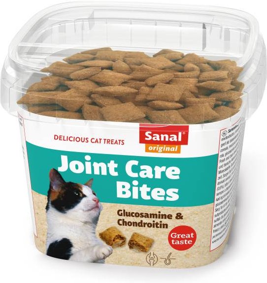 SANAL cat Joint care bits cup 75 g complementary feed for cats with chondroitin and glucosamine SAN1579 Pets24.ee