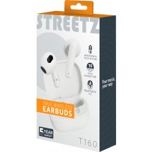 STREETZ True Wireless Earbuds, white...