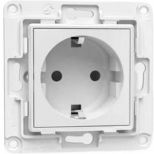 Shelly wall socket EU (white, flush-mounted)