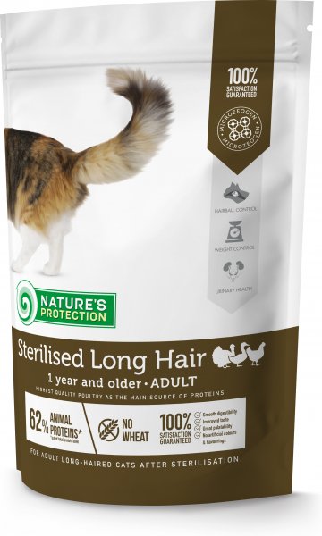 Natures Protection Sterilised long hair Poultry 1 year and older