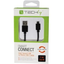 TECHLY USB2.0 Kabel Typ A - Micro-B, 2m...