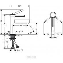 Maišytuvas Hansgrohe Finoris 76010670