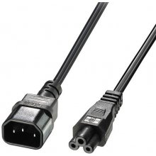 Lindy 1m C5 to C14 Mains Cable, lead free