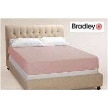 Bradley Fitted Sheet, 160 x 200 cm, old pink