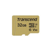 Флешка Transcend microSDHC 500S 32GB Class...