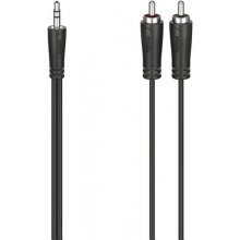 Hama кабель 3,5mm- 2 RCA, 1,5m
