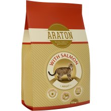 ARATON cat adult salmon 15kg dry food for...