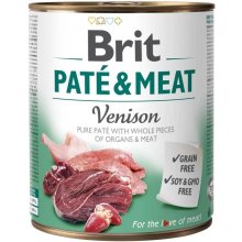 Brit Paté & Meat Venison - wet dog food -...