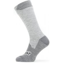 Sealskinz WP AW Mid Length Sock grey/grey S