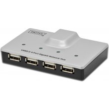 DIGITUS USB-Hub 4-Port 2.0->4xA2.0 integr...
