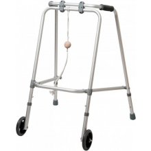 PDS CARE Two-wheel walker with crutch