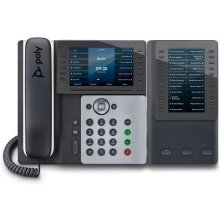 Poly Edge E500 IP Phone and PoE-enabled