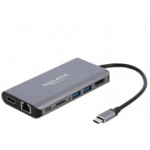DELOCK USB-C Dockingstation 4K-HDMI / DP...
