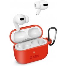 SBS Silicon case for Air Pods Pro, red color