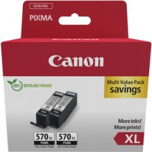 Tooner Canon Ink PGI-570XL Twin SEC 0318C010...